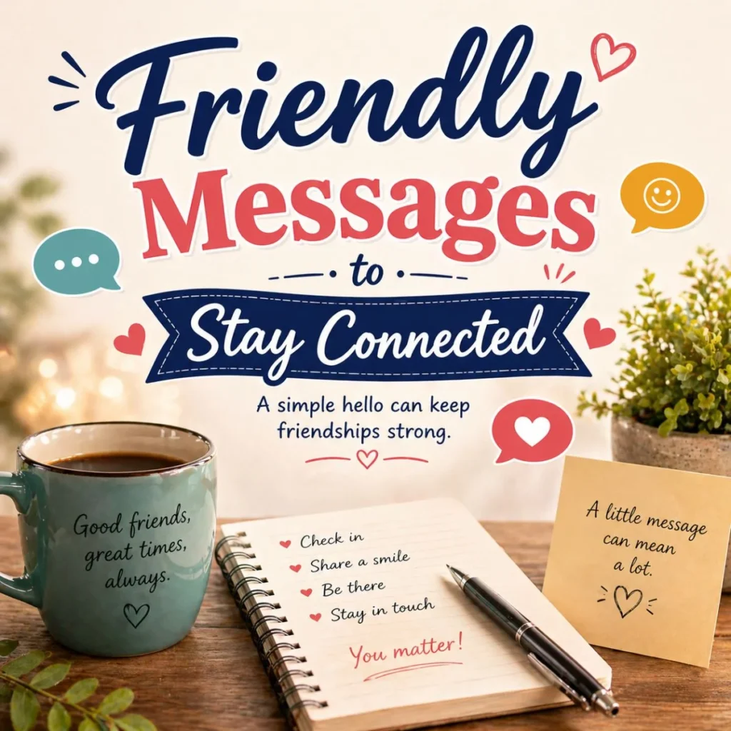 Friendly Messages to Stay Connected