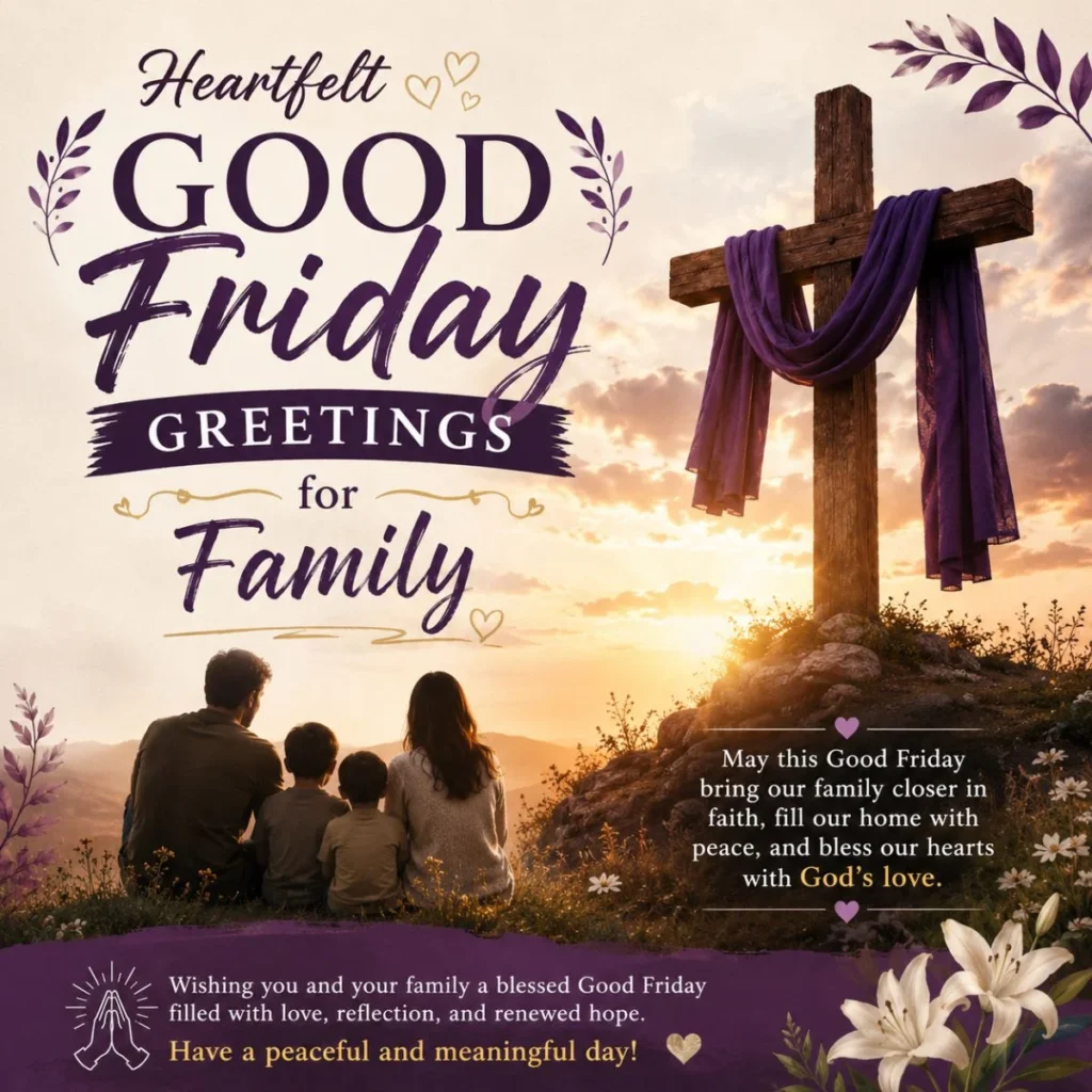 Heartfelt Good Friday Greetings for Family