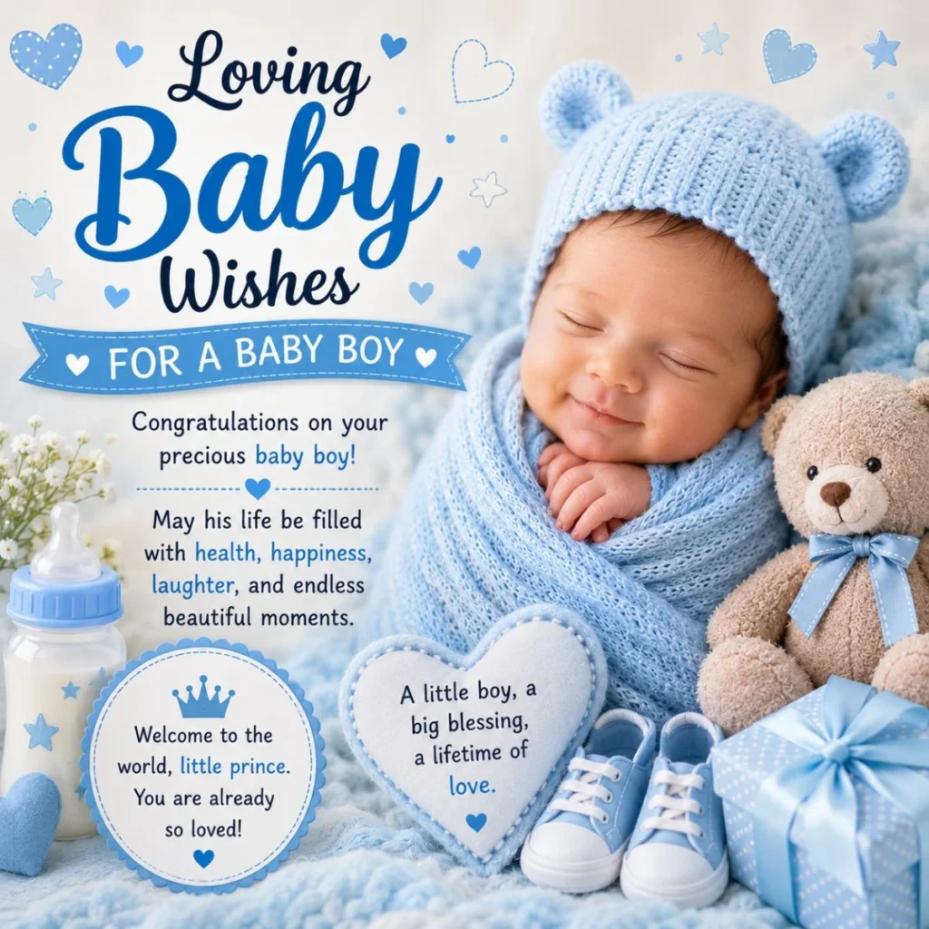 Loving Baby Wishes for a Baby Boy