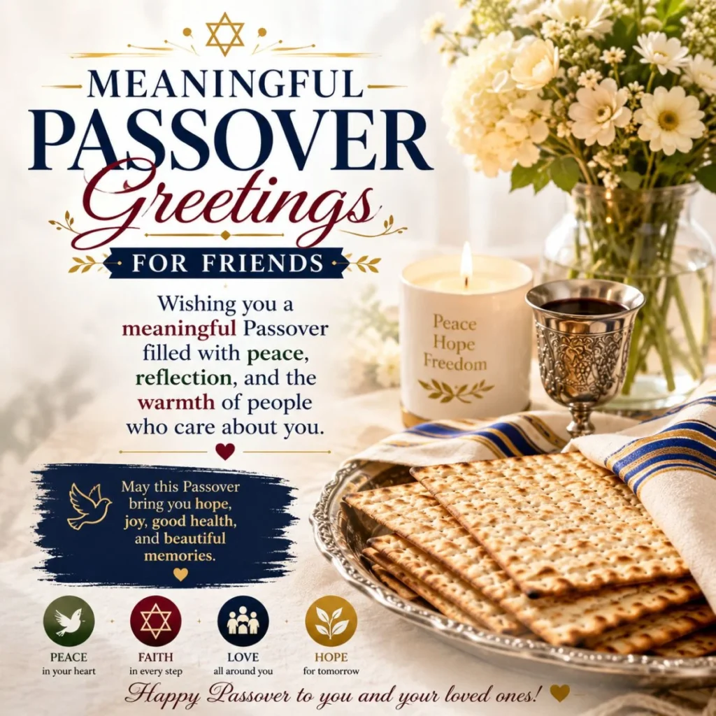 Meaningful Passover Greetings for Friends