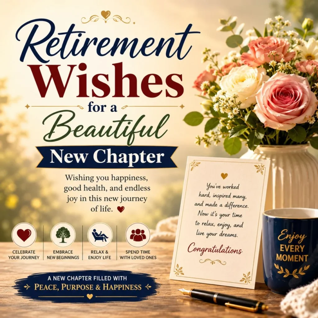 Retirement Wishes for a Beautiful New Chapter