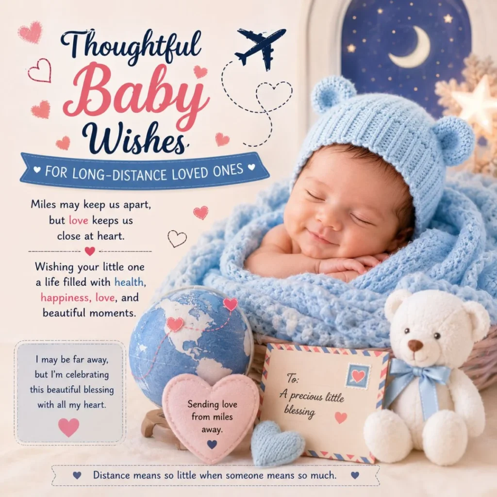 Thoughtful Baby Wishes for Long-Distance Loved Ones