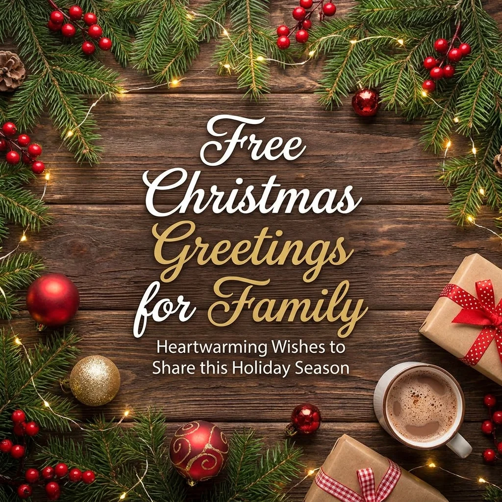 Free Christmas Greetings for Family