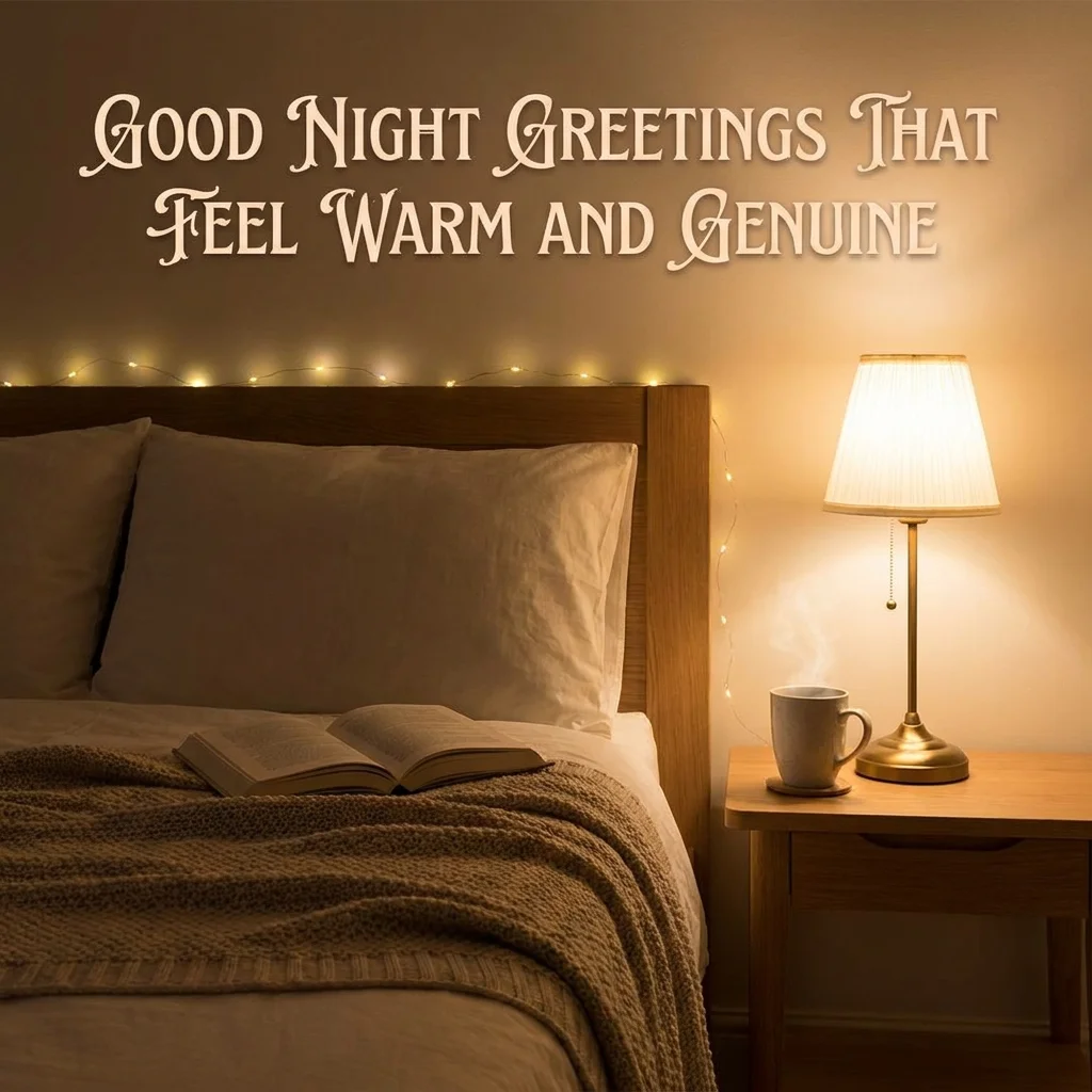 Good Night Greetings That Feel Warm and Genu