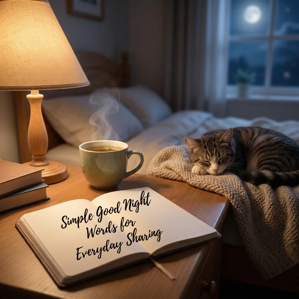 Simple Good Night Words for Everyday Sharing