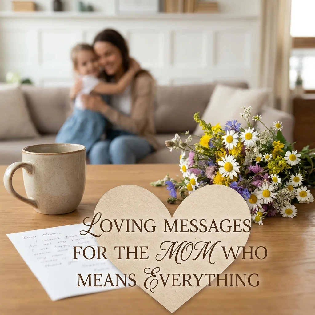 Loving Messages for the Mom Who Means Everything