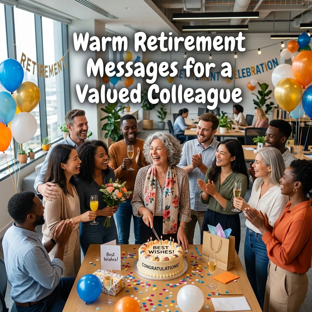 Warm Retirement Messages for a Valued Colleague