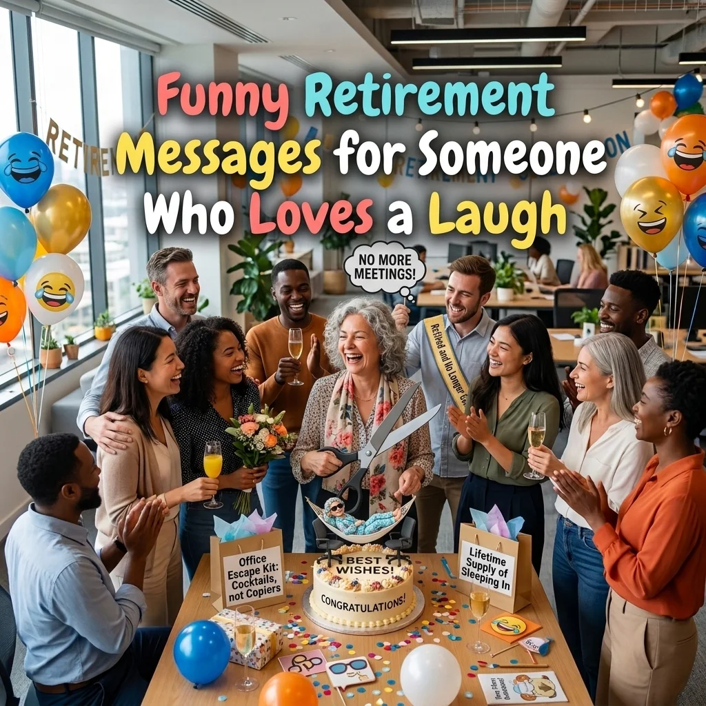 Funny Retirement Messages for Someone Who Loves a Laugh