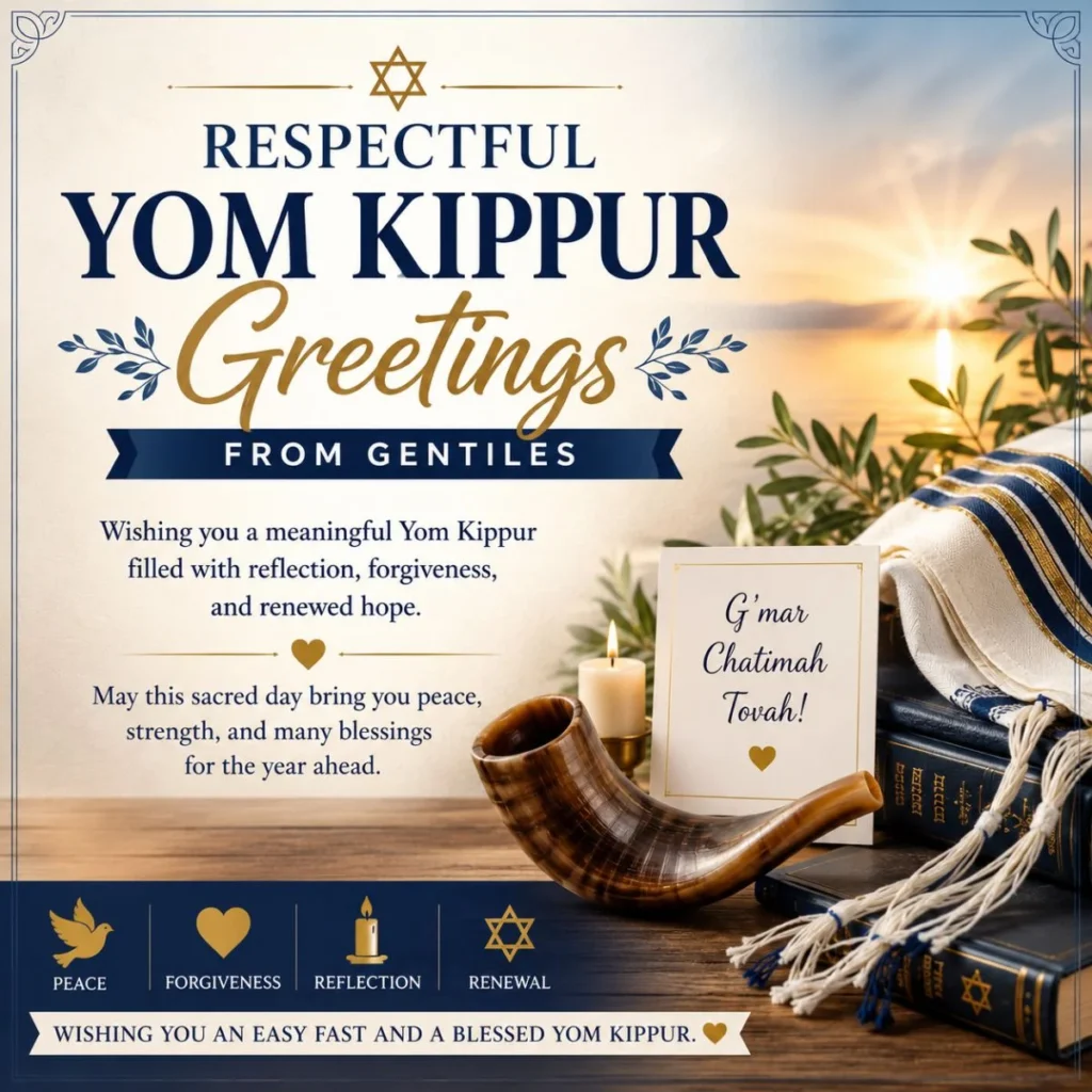 Respectful Yom Kippur Greetings From Gentiles