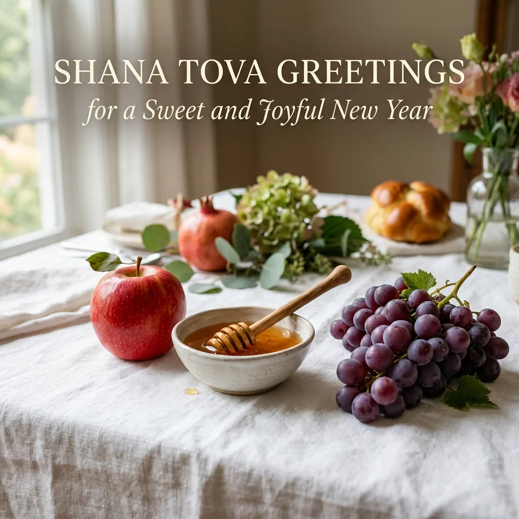 Shana Tova Greetings for a Sweet and Joyful New Year