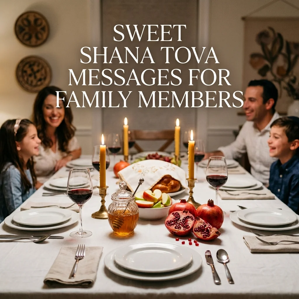 Sweet Shana Tova Messages for Family Members