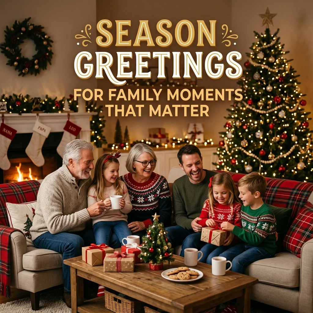 Season Greetings for Family Moments That Matter