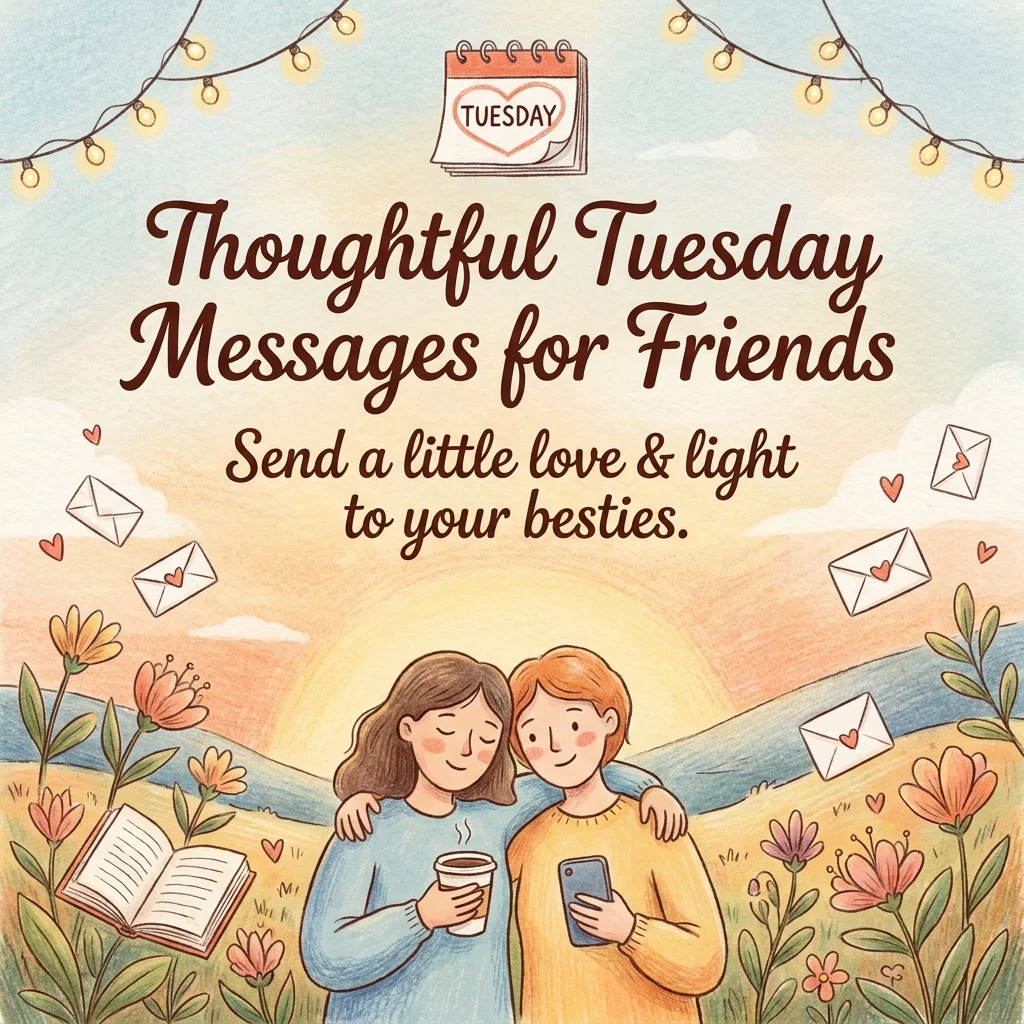 Thoughtful Tuesday Messages for Friends