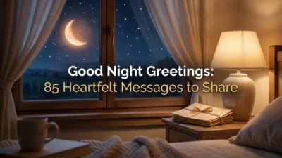 Good night greetings with heartfelt messages to share peace, love, comfort, and sweet dreams.
