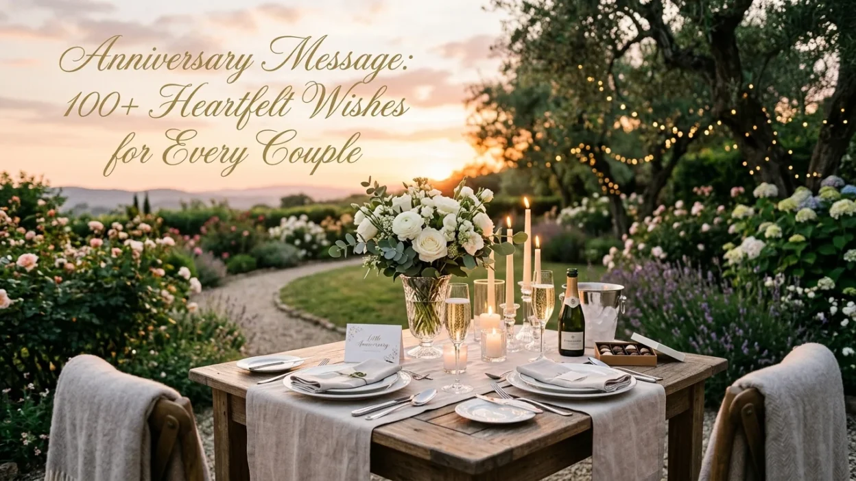 Anniversary Message: 100+ Heartfelt Wishes for Every Couple
