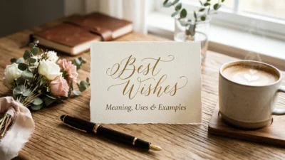 Best wishes meaning with simple examples for different occasions