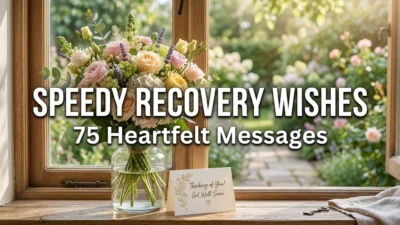 Speedy recovery wishes with heartfelt messages for someone gettin