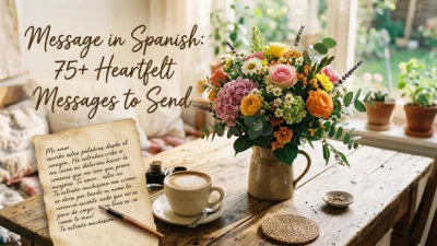 Message in Spanish with 75+ heartfelt messages to send