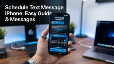 Schedule text message iPhone guide with easy texting tips