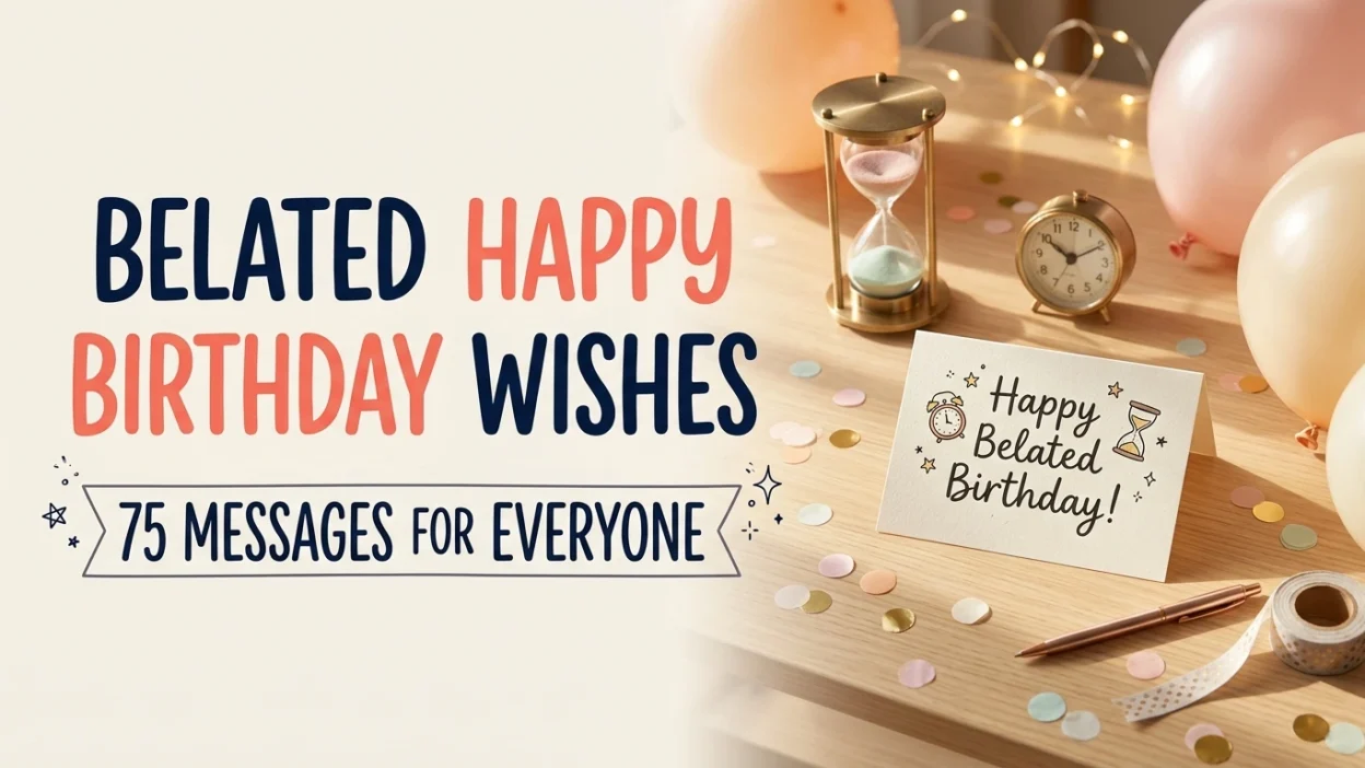 Belated Happy Birthday Wishes and Messages