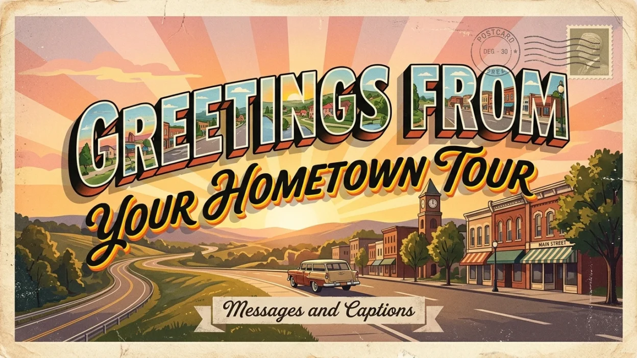: Greetings from your hometown tour with beautiful travel views and memorable local experiences
