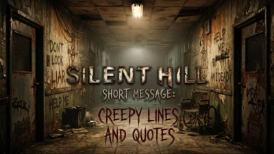 Silent Hill short messages with creepy quotes and mysterious horror captions