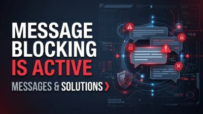 Message Blocking Is Active with helpful texting solutions and ready-to-use messages