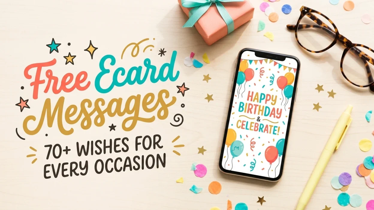 Free ecard messages with heartfelt wishes for every occasion
