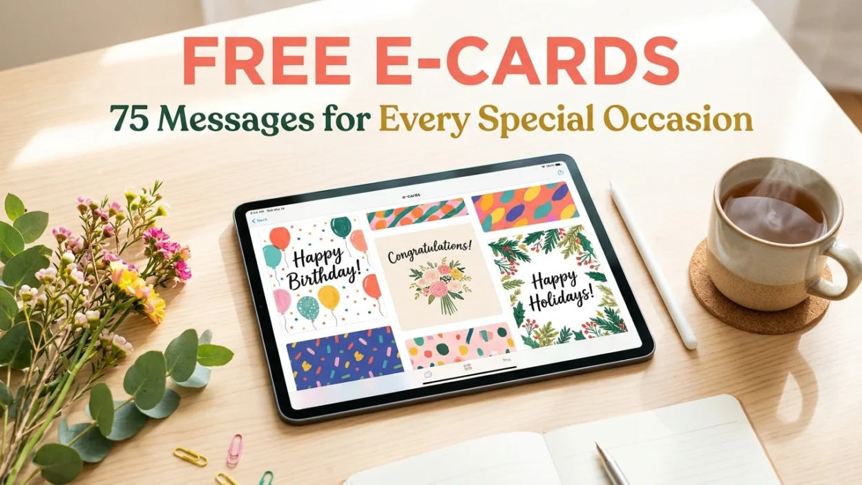 Free e cards with beautiful designs and heartfelt messages for every occasion